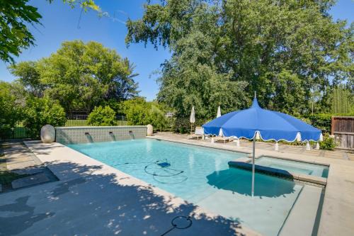 Chico House | 6 Mi to Dtwn Chico! Luxe Art-Filled Oasis w/Patio