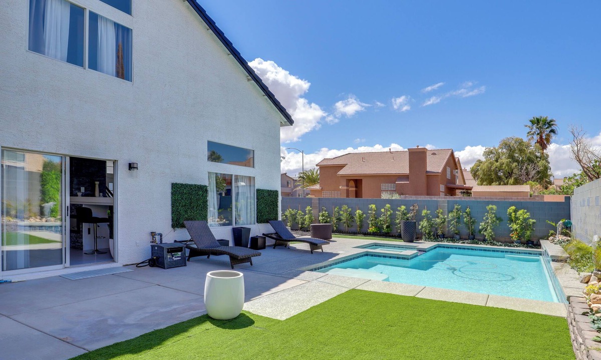 Spring Valley House | 6 Mi to Strip & Chinatown! Poolside Desert Escape