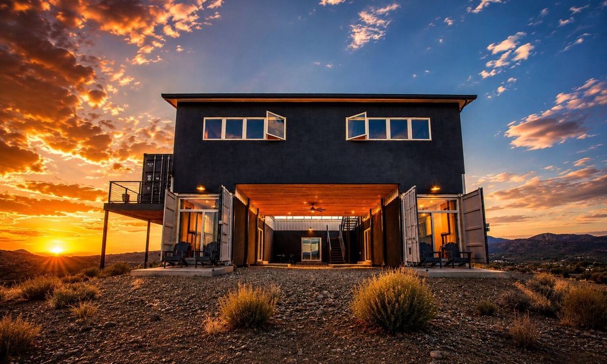 Dewey-Humboldt Bed & Breakfast | Bradshaw Mountains OHV Basecamp Trail Access Shipping Container House Stay