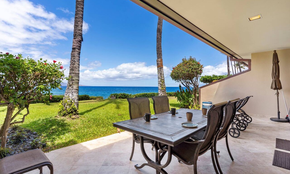 Wailea Condo | Captivating Oceanfront Ground-Floor Gem - Makena Surf G-101 - Gorgeous Views!