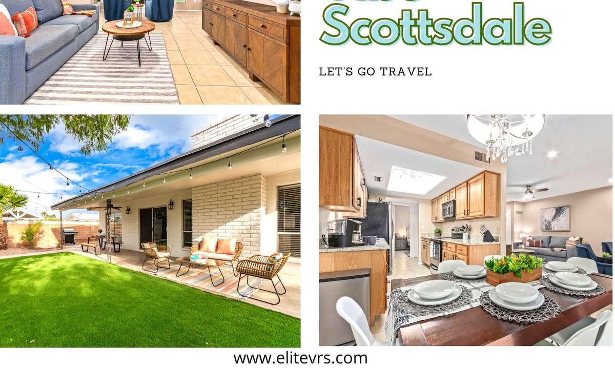 Village Grove House | Charming Scottsdale Home with Firepit! Close to Old Town and Talking Stick!
