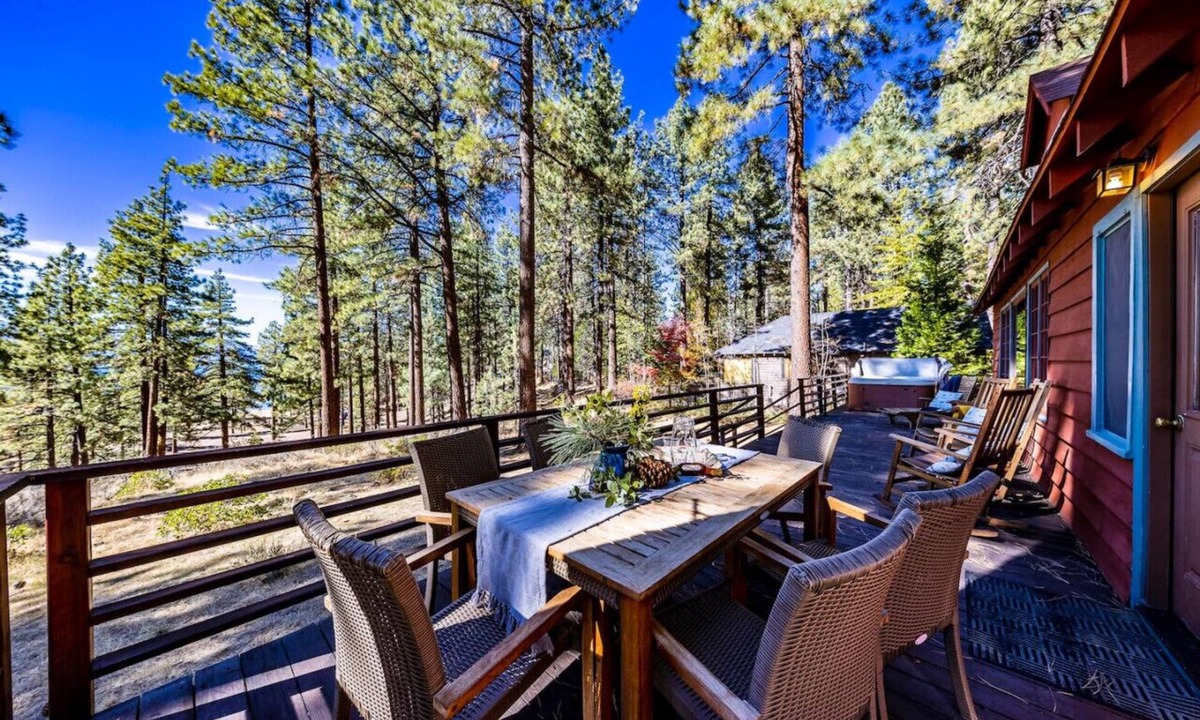 Elk Point Cabin | Charming Tahoe Cabin with Hot Tub, Walk To Private