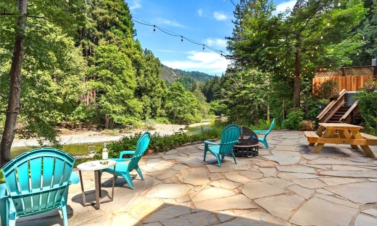 Cazadero Cabin | Cozy Creek Cabin~Swimming Hole, Hot Tub & Russian River~Dog-Friendly