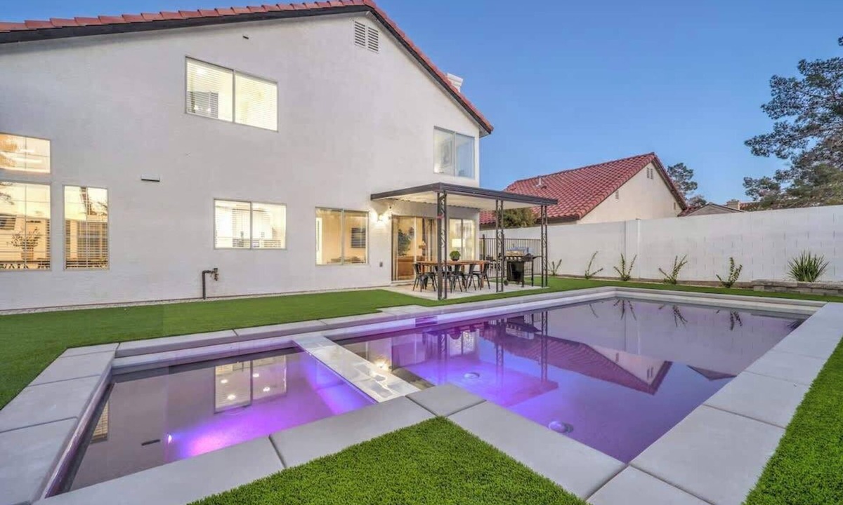 North Las Vegas House | Entertainment Galore in 4BR Oasis w/Pool!