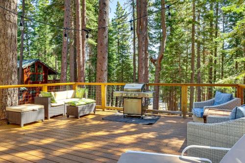 Tahoe Woods House | Forest-View Haven w/Game Room: Tahoe City Gem!