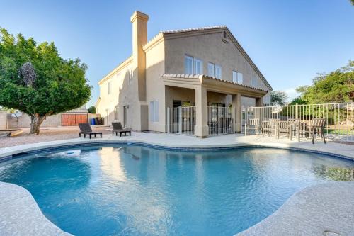 Ray Ranch Estates House | Free Heated Pool! Chandler Home w/Fire Pit