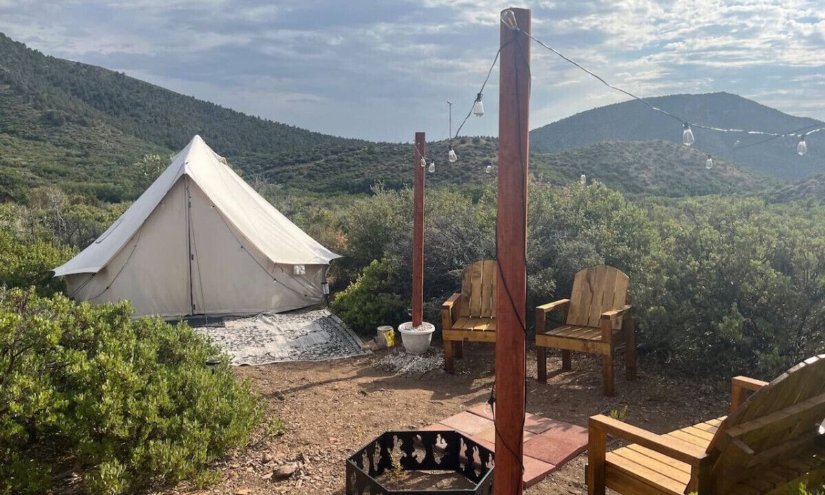 Mount Charleston RV Rental | Glamping Tent - Nature's Nest