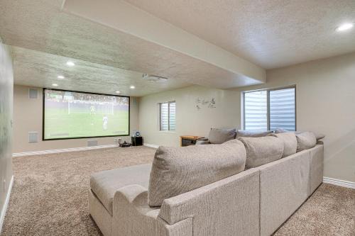 South Jordan Apartment | Home Theater & Patio: South Jordan Basement Unit