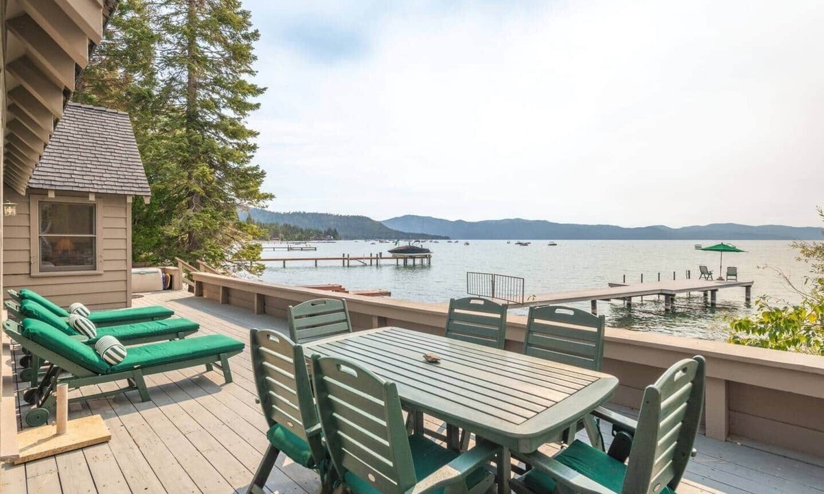 Tahoe Vista House | Lake House with Pier and Buoy