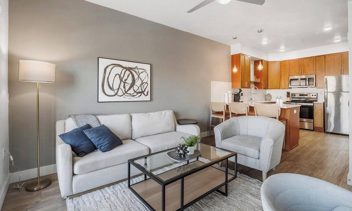 South Salt Lake Apartment | Landing | Modern 1BD, Gym, Courtyard