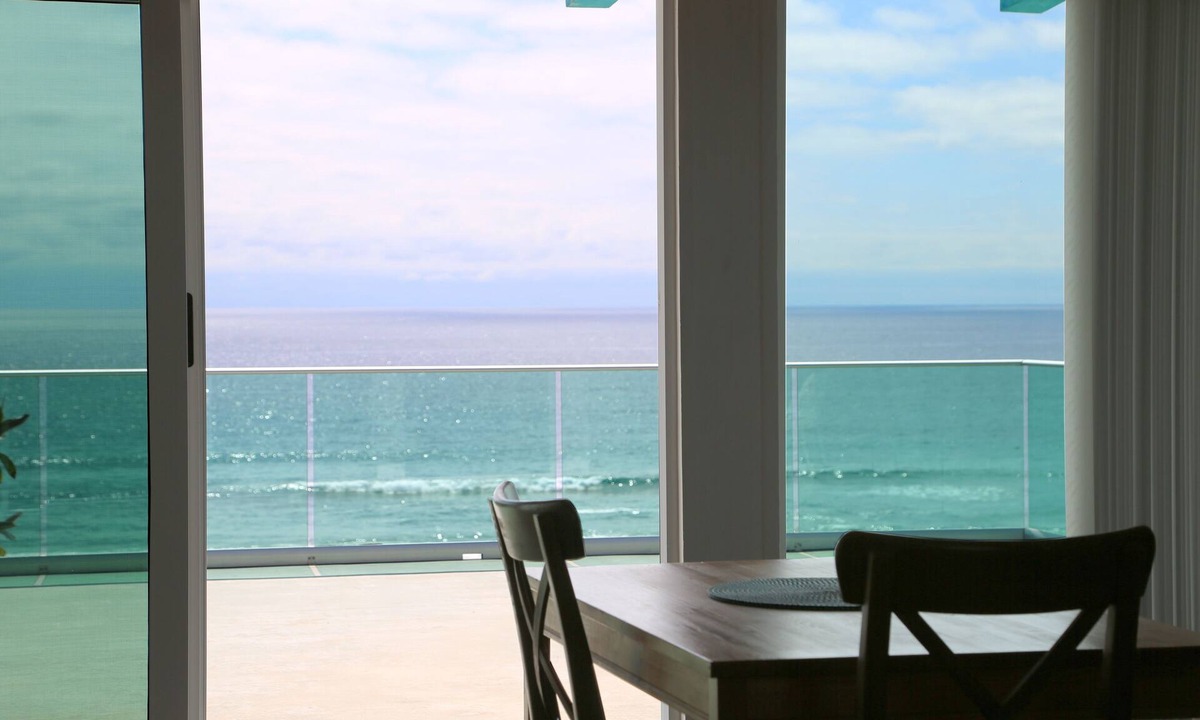 La Fonda Apartment | Large beachfront loft apartment in gated community Playa La Misión with deck.