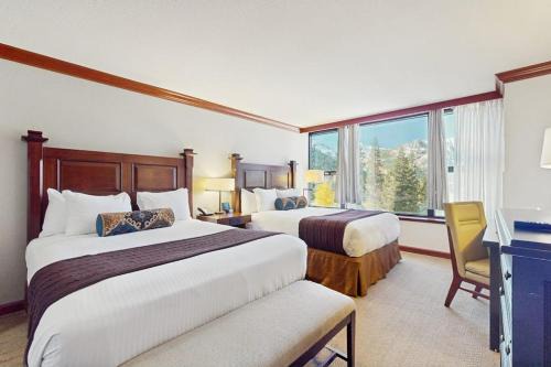 Olympic Valley House | Lovely Ski-in-ski-out condo at Squaw Creek with stunning valley & mountain view