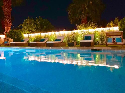 Cathedral City Villa | Luxury home near Palm Springs, large backyard and pool