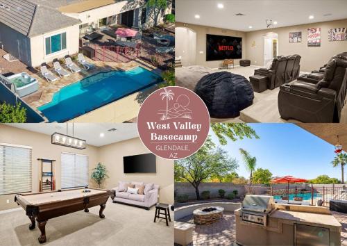 Rovey Farm Estates House | Movie Theater Pool Arcade Fire Pit