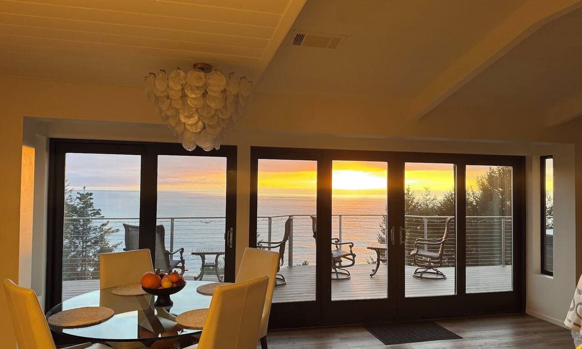 Shelter Cove House | Ocean view hot tub, modern luxury with spectacular, dramatic ocean vistas