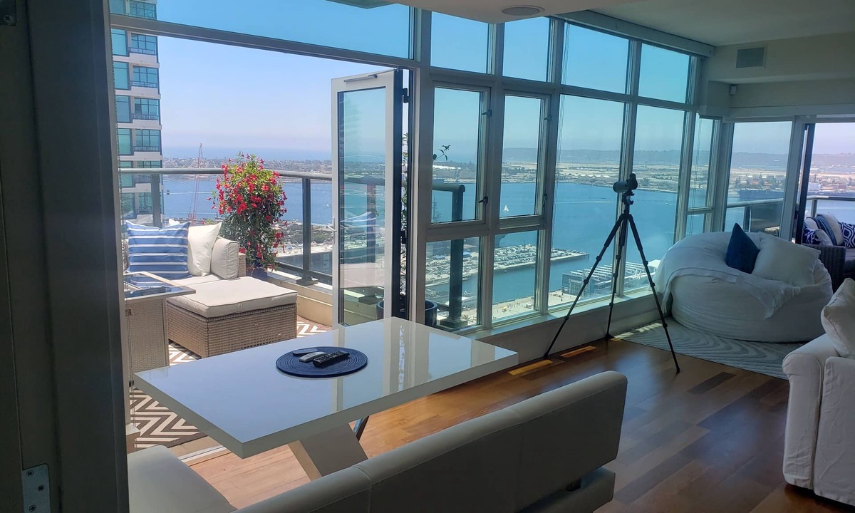San Diego Condo | Ocean View Penthouse - Hot Tub, fire pit on 2 Decks
