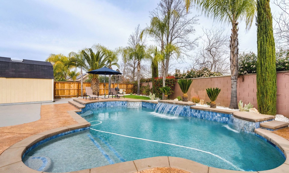 Clovis Cottage | Outdoor Oasis + Hot Tub! Spacious Clovis Home