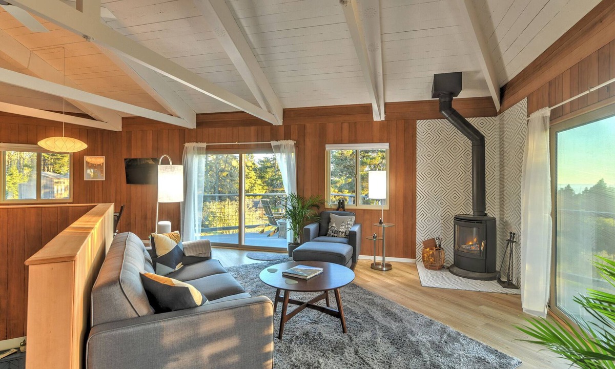 Sea Ranch House | Panoramic Ocean Views Serene, Updated Architectural Gem with Hot Tub