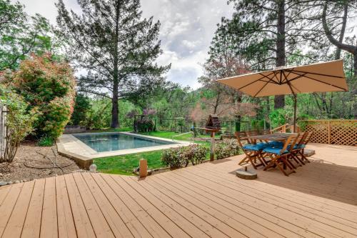 Middletown House | Pool & Deck: Wine Country Hideaway in Middletown!