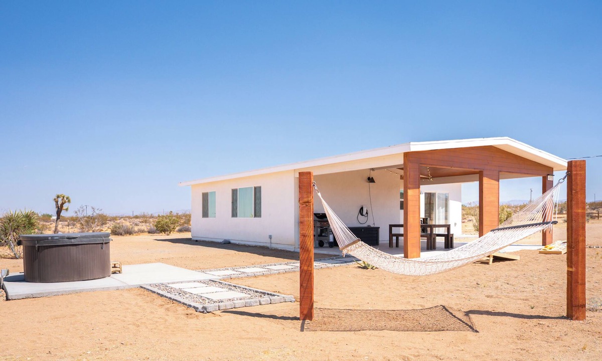 Landers House | Private 5-Acre Joshua Tree Desert Escape - Hot Tub, Fire Pit & Mountain Views