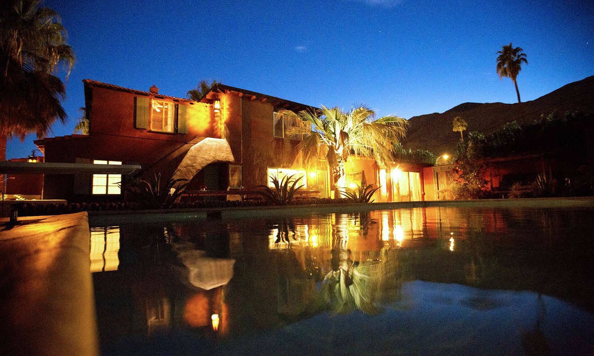 Tahquitz River Estates House | PS CITY ID: 2425. 1930s 2-story Spanish: 4 guest suites, AC, Awesome wireless