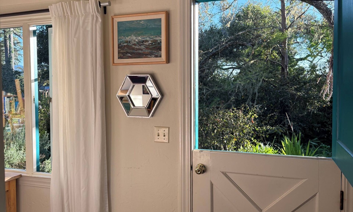 Northeast Carmel Apartment | Quintessential Carmel Writer's Hideaway with Private Garden and Patio.