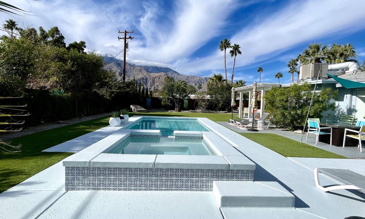 Sunrise Vista Chino House | Remodeled Home w/30-Ft Pool, 8-Person Spa, Free WIFI & Stunning Mountain Views