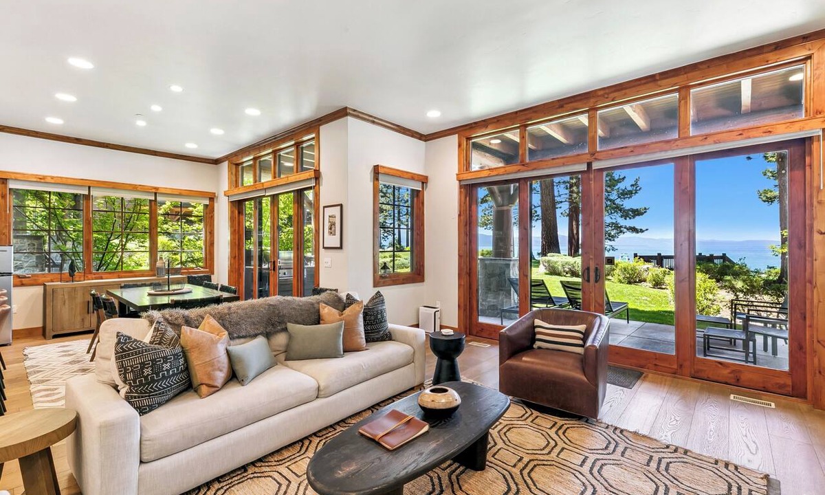 Sierra Shores Condo | Remodeled Luxury Lakeview w/Fireplace, Hot Tub, Gym | PEAK SS13