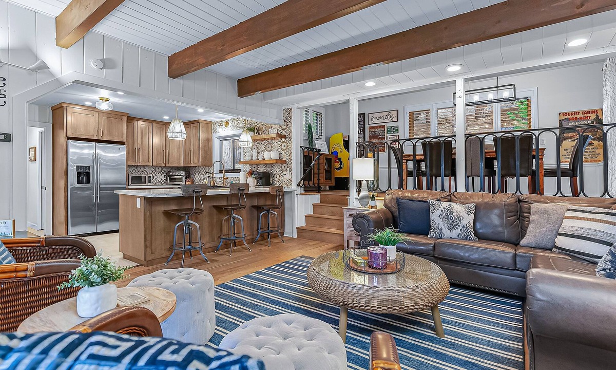 Blue Jay House | Serene cabin near Lake Arrowhead Village with wraparound deck & forest views
