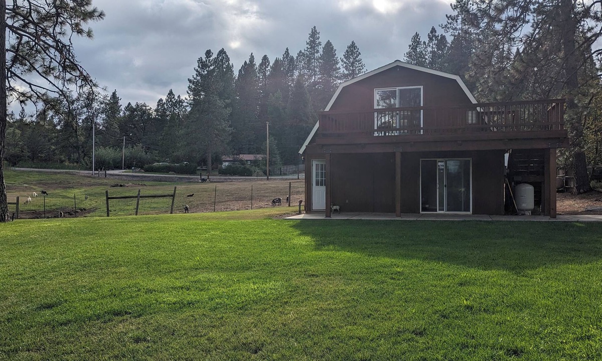 Cedar Ridge House | Serene Farmhouse with Pond & Forest View in Beautiful Grass Valley