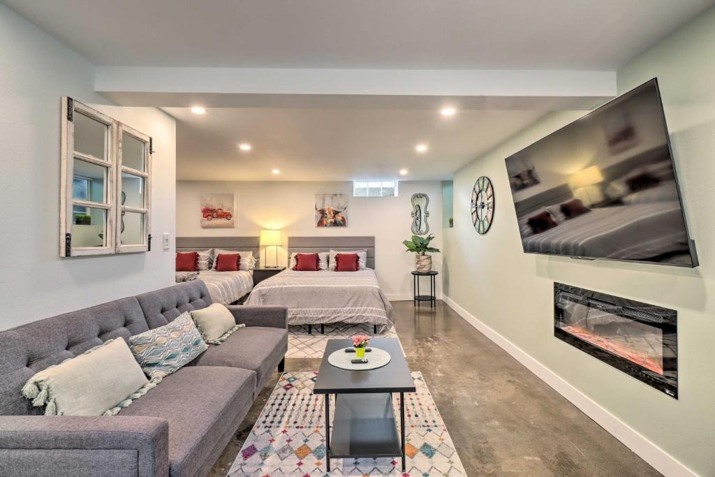 Old Southwest Apartment | Ski & Hike: Cozy Dtwn Reno Studio w/Fireplace