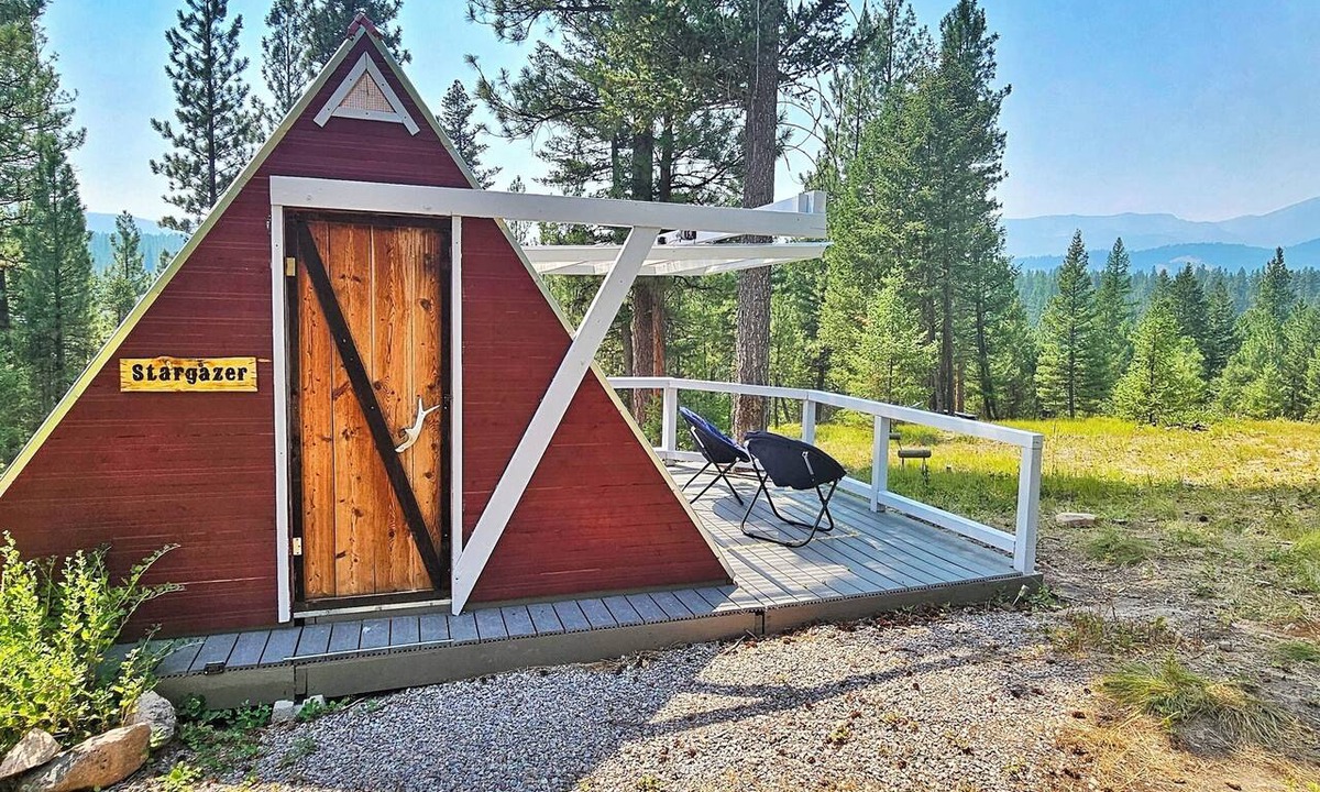 Missoula Cabin | Stargazer Cabin - a Romantic Glamping Cabin Near Missoula, Montana
