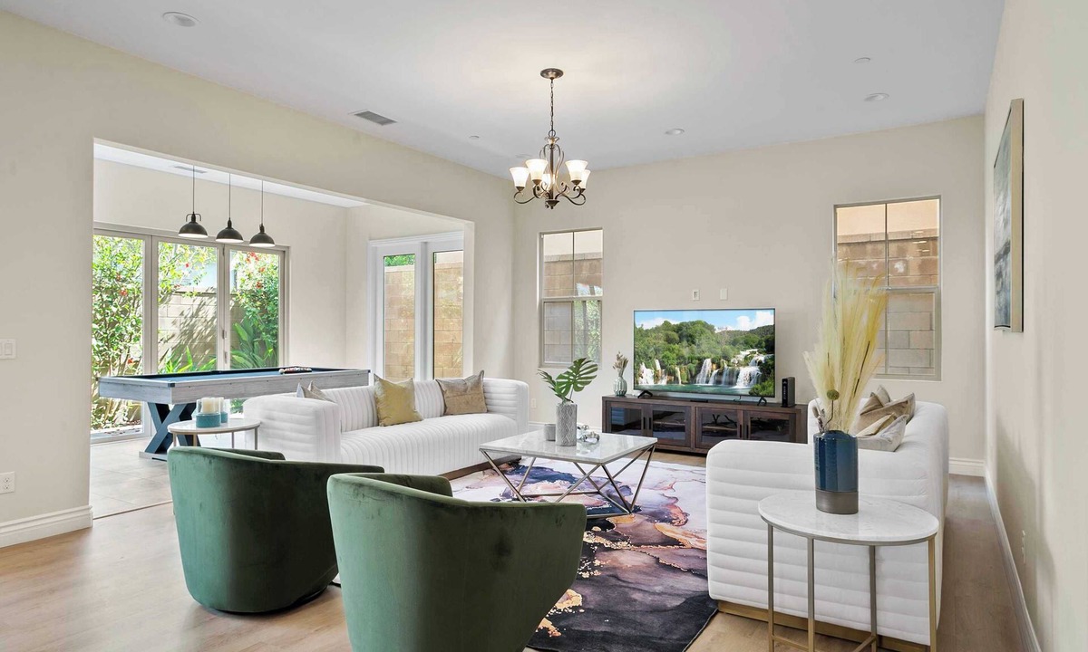 Orchard Hills House | Stylish 4BR Escape｜Nature Views｜Billiards Included｜Peaceful Patio#7341