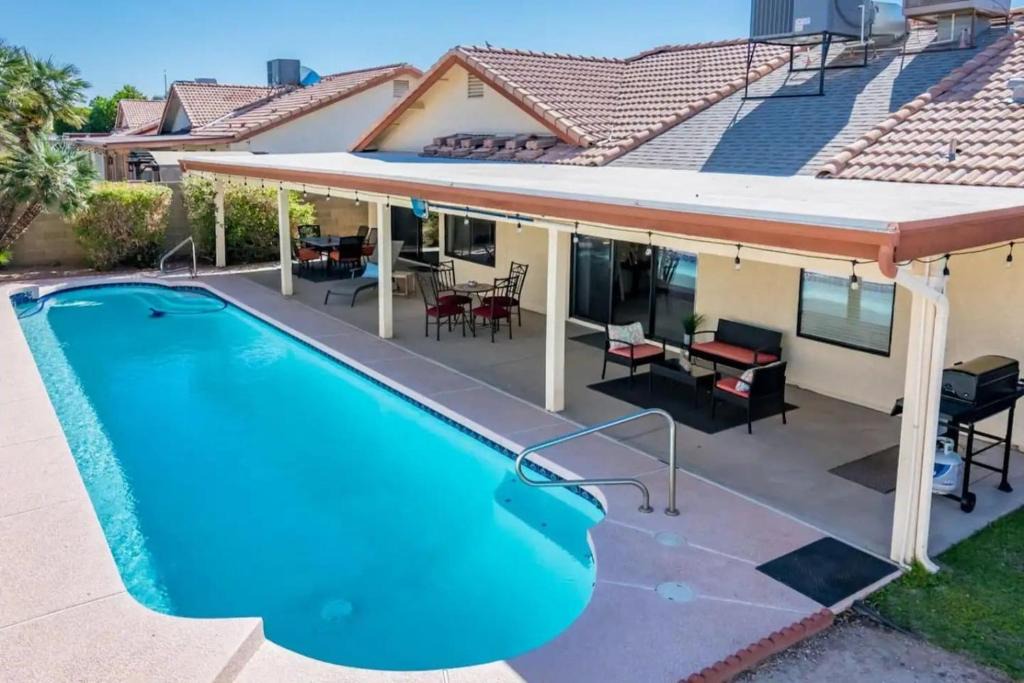 East Mesa House | Sunny Oasis 4BR Pool Home with Game Room