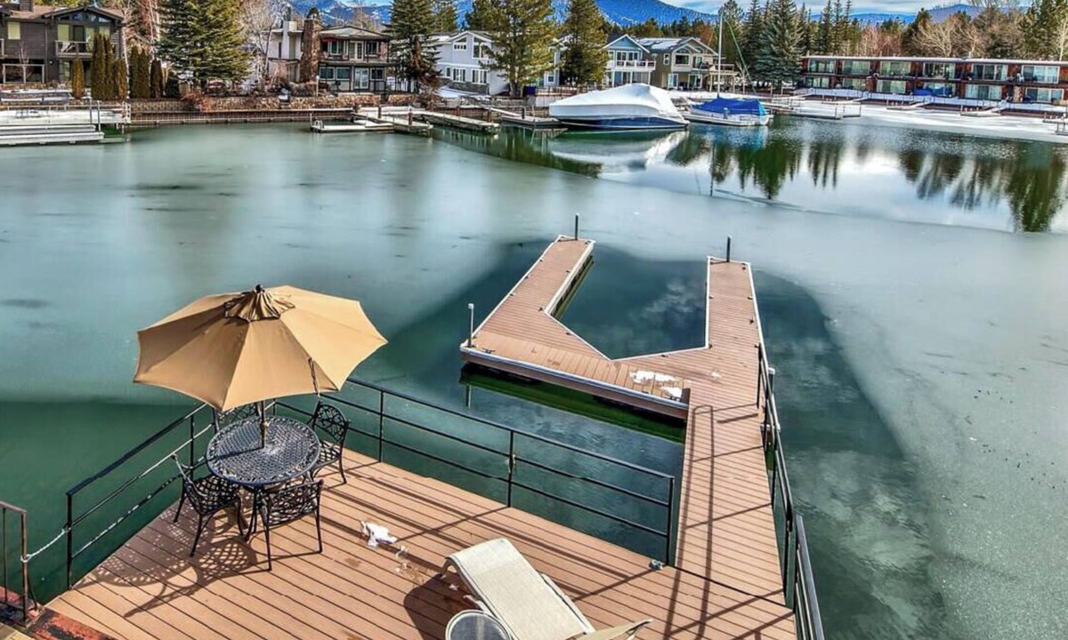 Tahoe Keys House | Tahoe Keys Mountain Vistas-Waterfront, A/C , Dock