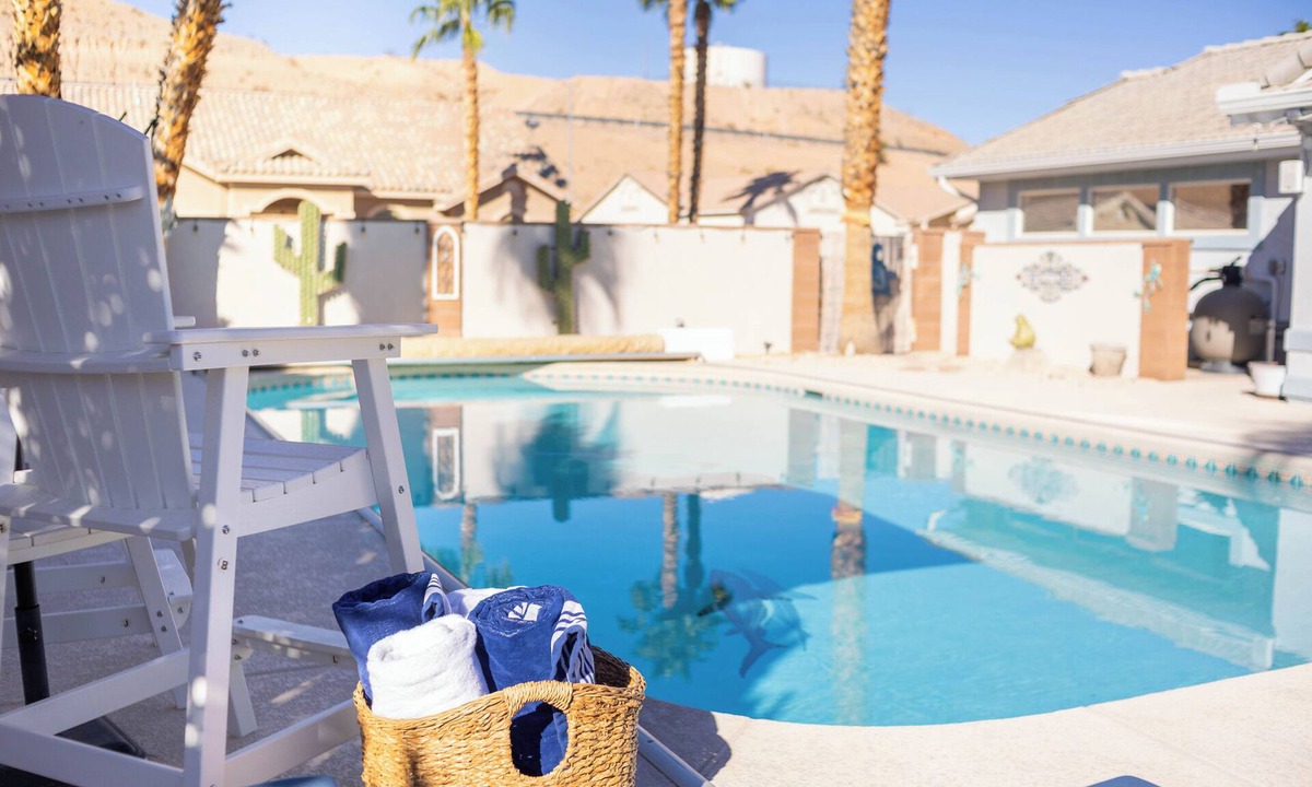 Mesquite House | The Perfect Getaway w/Heated Pool & Casita Bunkhouse & Ultimate Game Room!