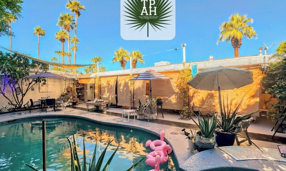 Twin Palms House | The Twin Palms Art House, your vibrant midcentury modern Palm Springs home base