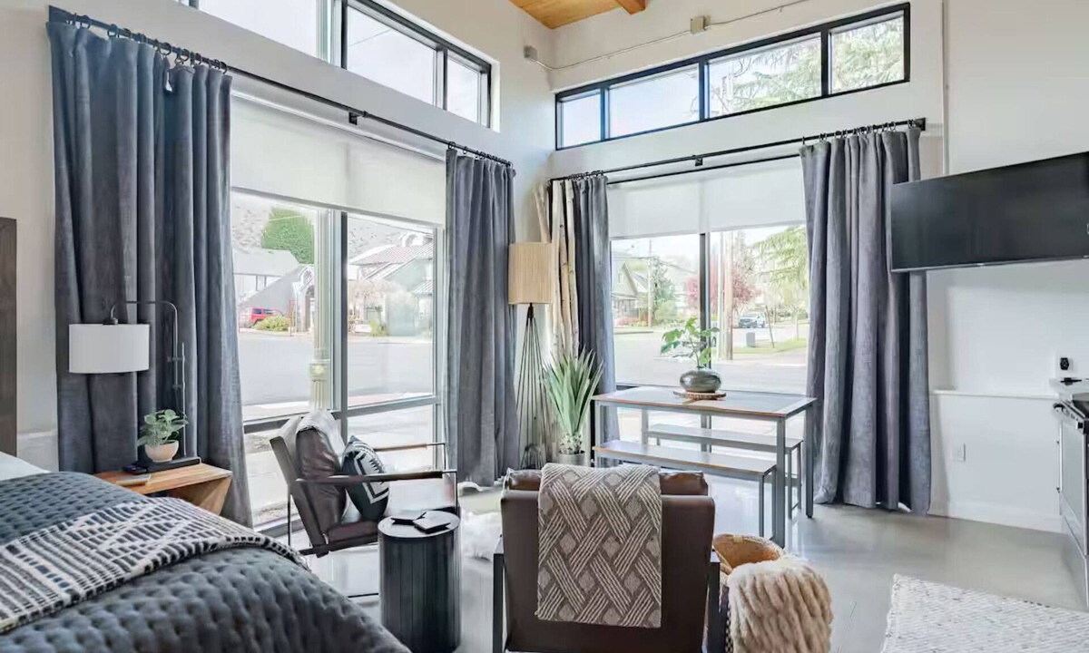 Hough Apartment | Trendy Studio in Uptown Village Vancouver WA