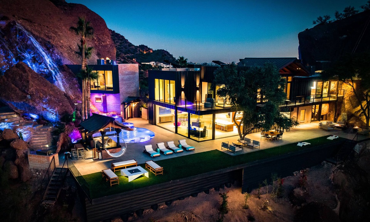 Camelback East House | Ultra Luxury Villa on Camelback Mountain - w/Pool, Waterfall & Fire Lounges