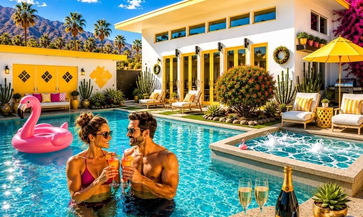 Palm Springs House | Where LOVE Meets LUXURY: YOUR Mid-Century Escape! "An UNFORGETABLE EXPERIENCE!"