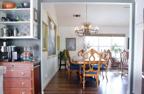 Atascadero House | Luxe Euro Interiors, Hot Tub, plunge pool, Outdoor movies, game rm, EV!