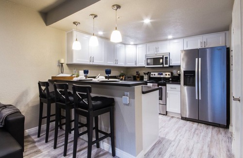 Cowan Heights Condo | 10% Off Orange, CA Monthly Modern 1BD ~ Walk to Peters Canyon + Starbucks!