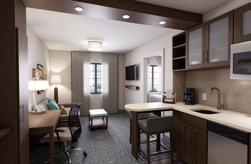 Irvine Business Complex Apartment | 1BR Suite w/Views | Full Kitchen & Free Breakfast