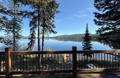Seeley Lake Cabin | 3-bedroom lakefront cabin on Placid Lake. Dock, fire pit, kayaks, paddleboards