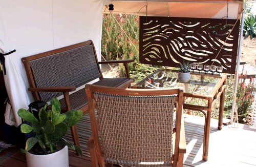 Vista RV Rental | African-Inspired Safari Tent near San Diego for a Glamping Weekend in Vista, California