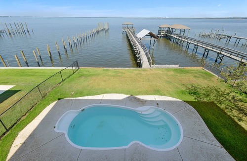 Pass Christian House | Amazing House Directly on Bay with Pool, Pier and Beautiful Sunsets