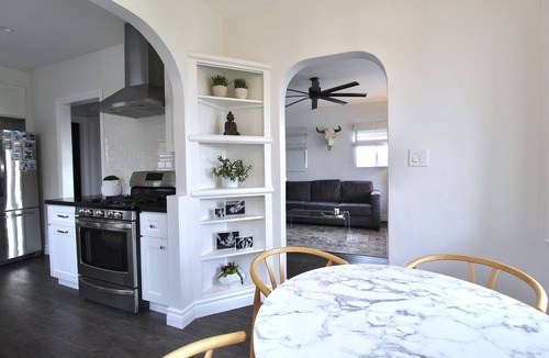 Los Angeles House | Amazing views of Downtown LA from this centrally located Spanish Modern getaway!