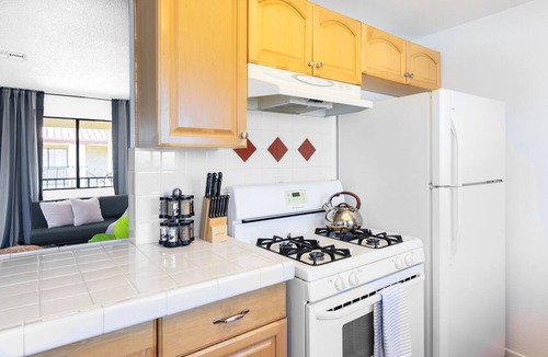 Desert Hot Springs Apartment | B3- Desert Chic 2brd w/Balcony- Professionally Clean