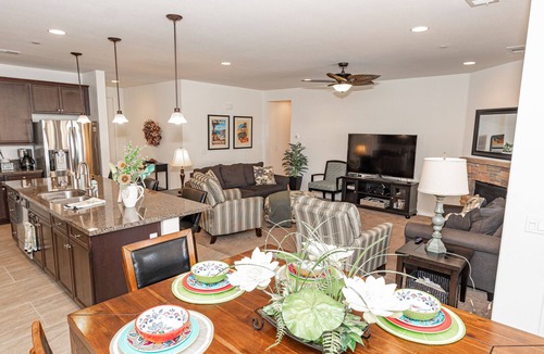 Indio House | Backyard Bliss! Home with Your Own Private Pool, Slide, Waterfall - 31 night min
