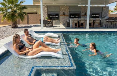 Paradise Valley Village House | Backyard Oasis Heated Pool Game Room Gazebo